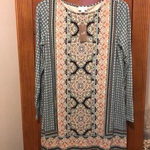 Long multi-print top!❤️